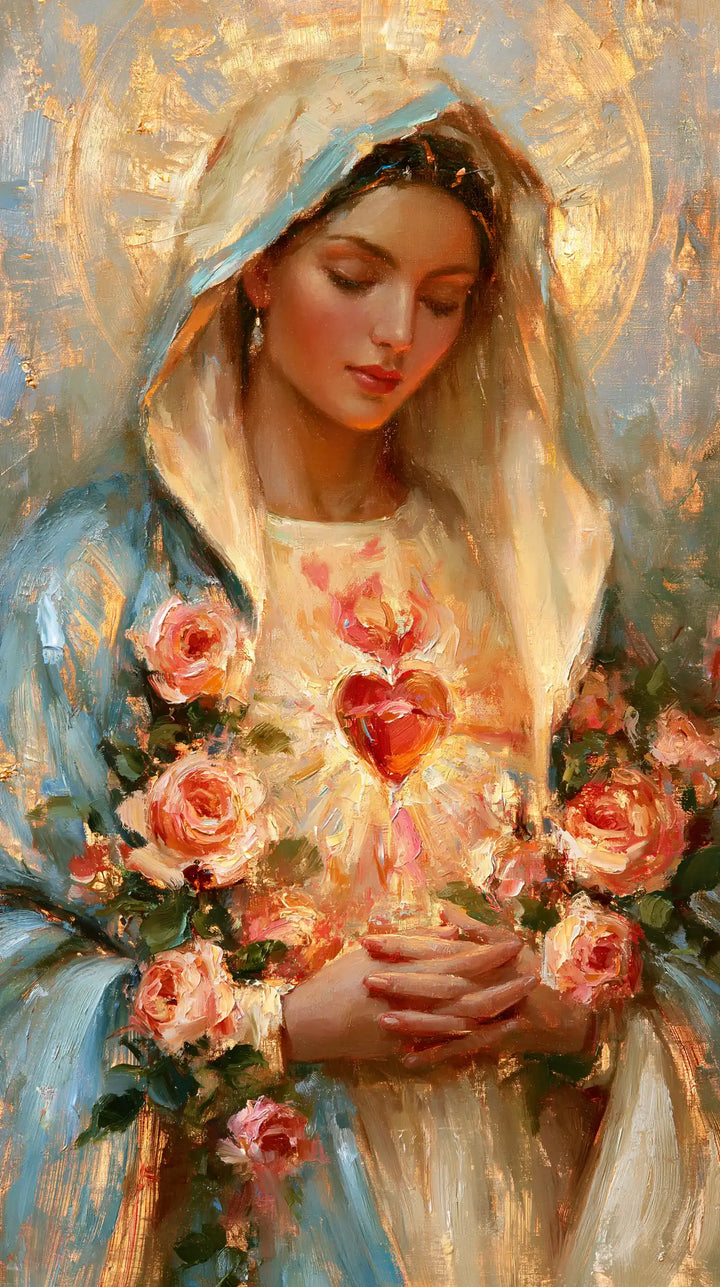 Immaculate Heart of Mary - Impressionist · Portrait n° 4