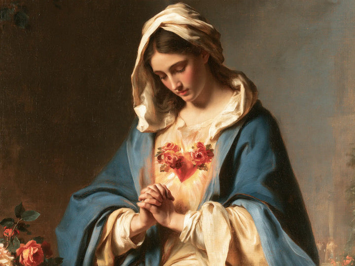 The Immaculate Heart of Mary — The Flame Above Joined Wrists