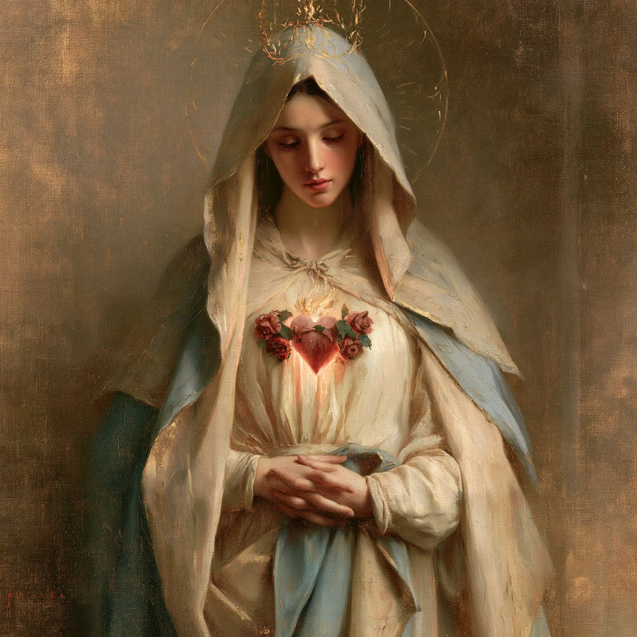 Immaculate Heart of Mary - Peace and Purity of Mary's Heart · Square n° 4
