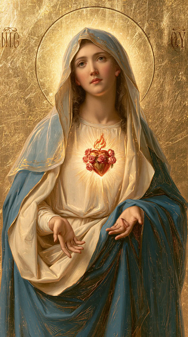 Immaculate Heart of Mary - Sacred Gold · Portrait n° 2