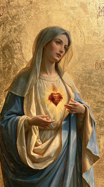 Immaculate Heart of Mary - Sacred Gold · Portrait n° 8