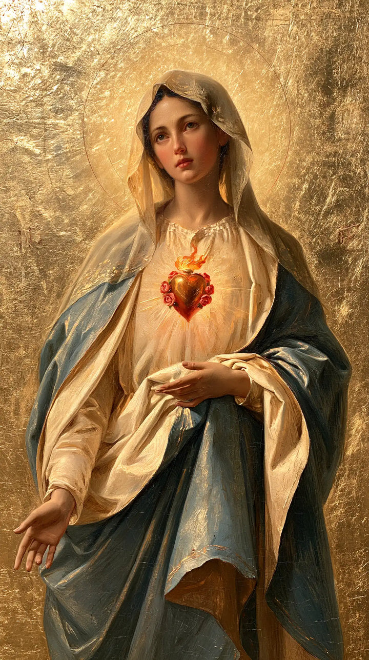 Immaculate Heart of Mary - Sacred Gold · Portrait n° 10