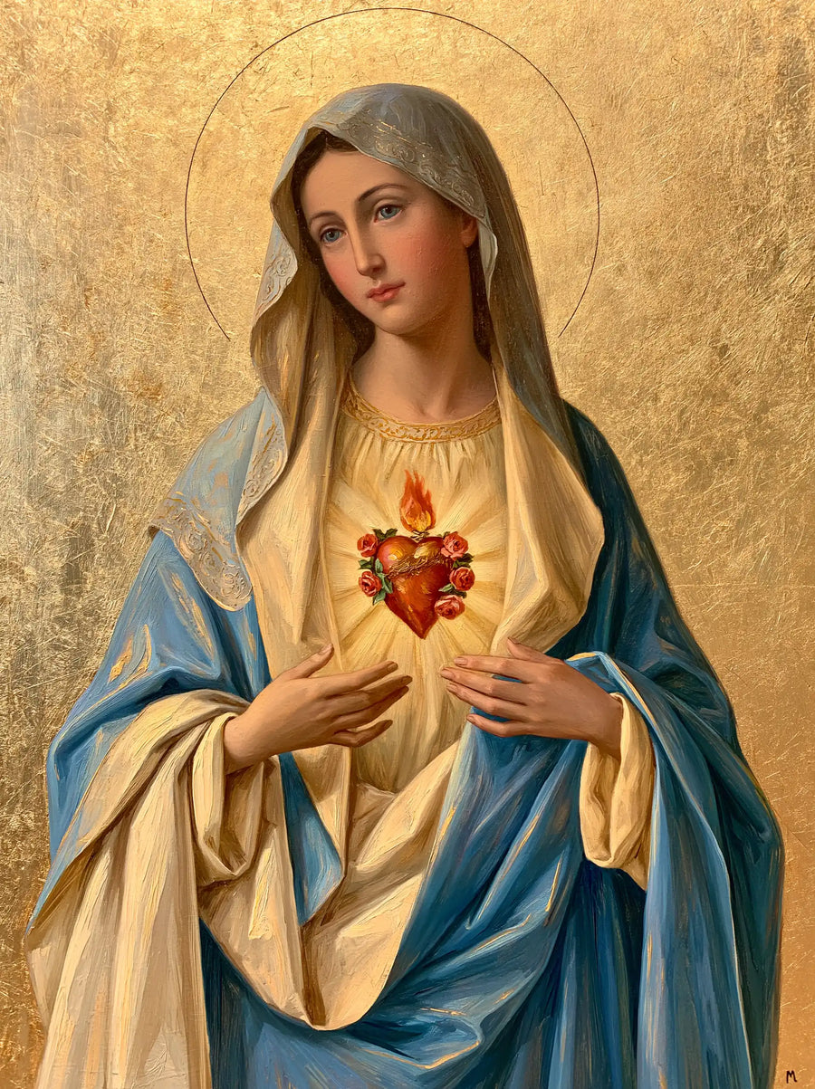 Immaculate Heart of Mary - Sacred Gold · Portrait n° 28