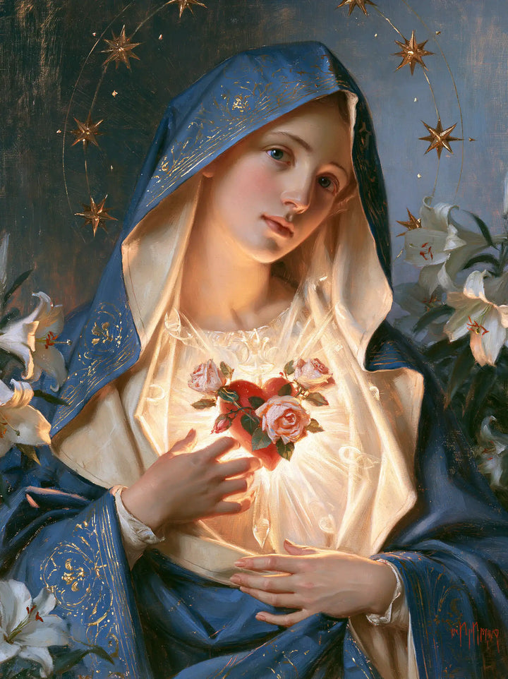 Immaculate Heart of Mary - Symbolist · Portrait n° 14