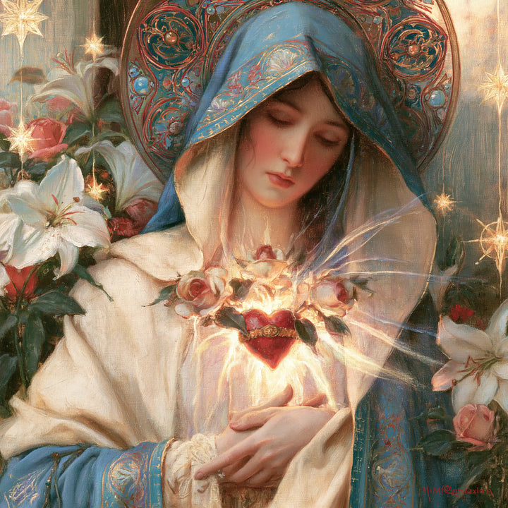 Immaculate Heart of Mary - Symbolist · Square n° 2