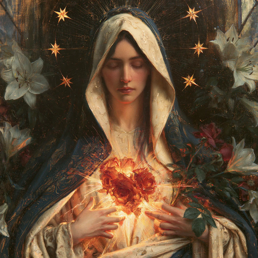 Immaculate Heart of Mary - Symbolist · Square n° 8