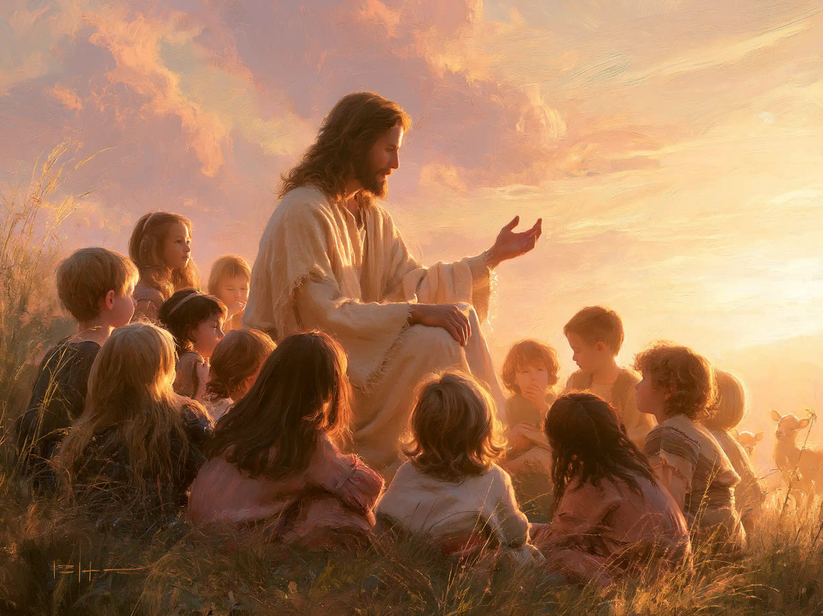 Jesus and the Children — The Palm Offered to the New Day