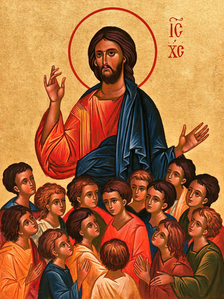 Jesus and the Children - Contemporary Byzantine · Portrait n° 12
