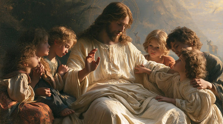 Jesus and the Children - Florentine Renaissance · Landscape n° 10