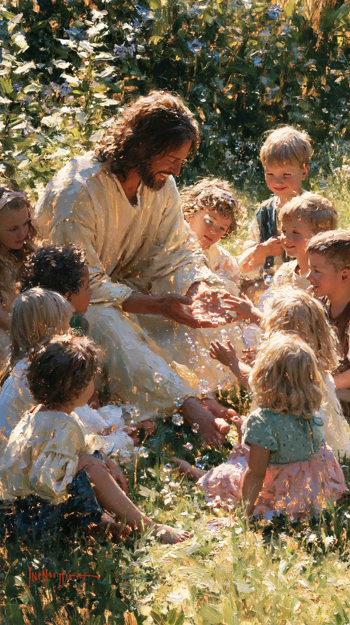 Jesus and the Children - Impressionist · Portrait n° 2