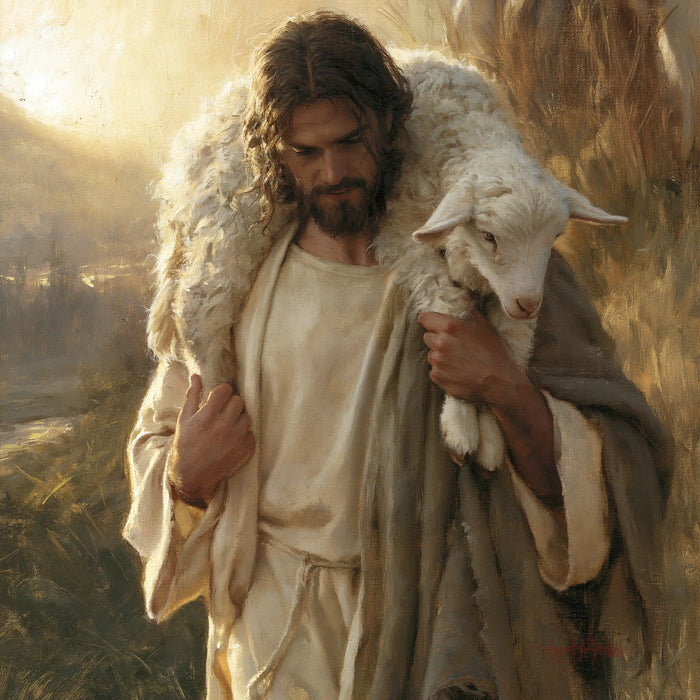 Jesus and the Lamb - Biblical Cinema · Square n° 1