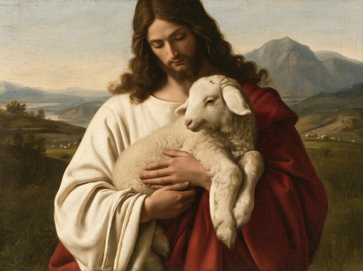 Jesus and the Lamb — Gentleness in the Ochre Valley