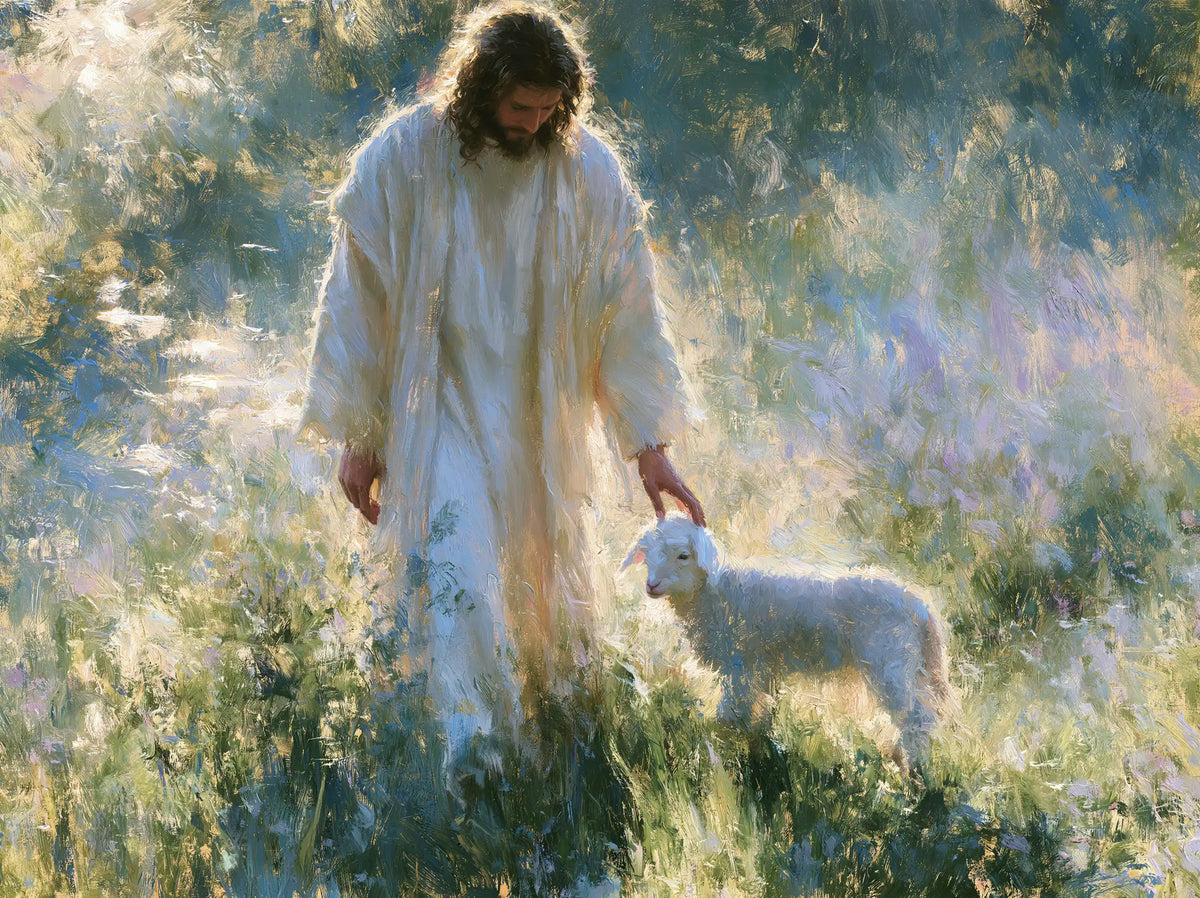 Jesus and the Lamb — The Promise Beside Clear Water