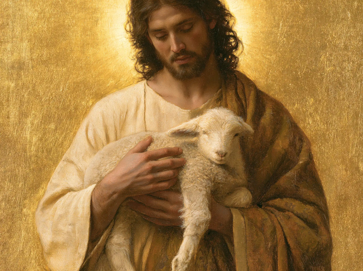 Jesus and the Lamb — The Companion in the Bronze Mantle