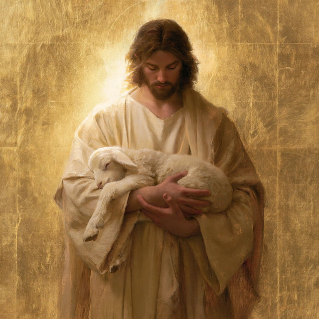 Jesus and the Lamb — Sleep Between Open Palms