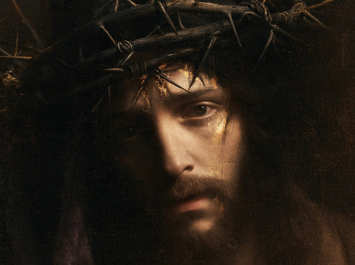 Jesus Crowned with Thorns — The Golden Wound of the Gaze