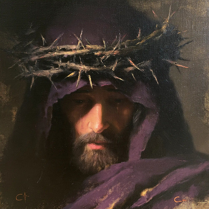 Jesus Crowned with Thorns — Shadow beneath the Hood’s Edge
