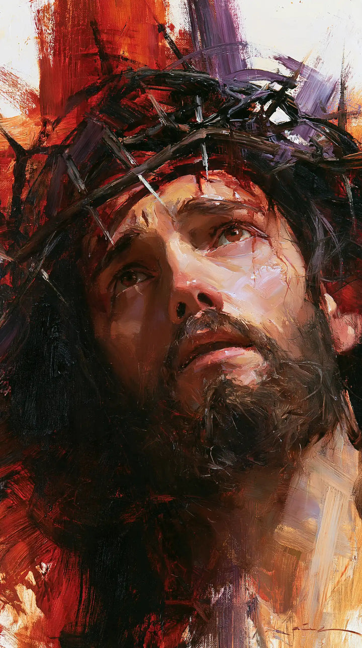 Jesus Crowned with Thorns — Tenderness in the Pale Rupture