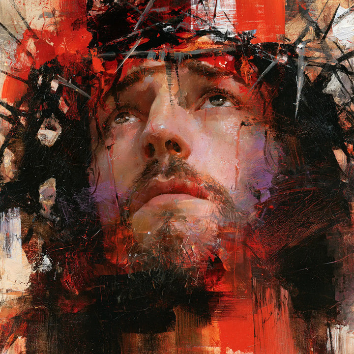 Jesus Crowned with Thorns — Heaven in Eyes of Color