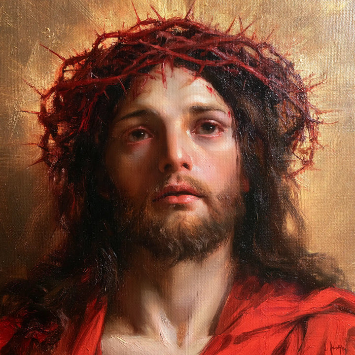 Jesus Crowned with Thorns — The Red Crown of the Pale Face