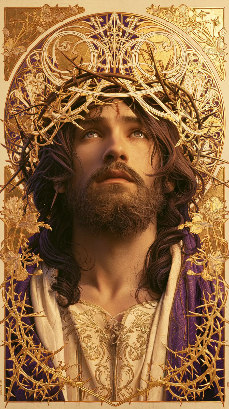 Jesus Crowned with Thorns — The Crown with Interlaced Circles