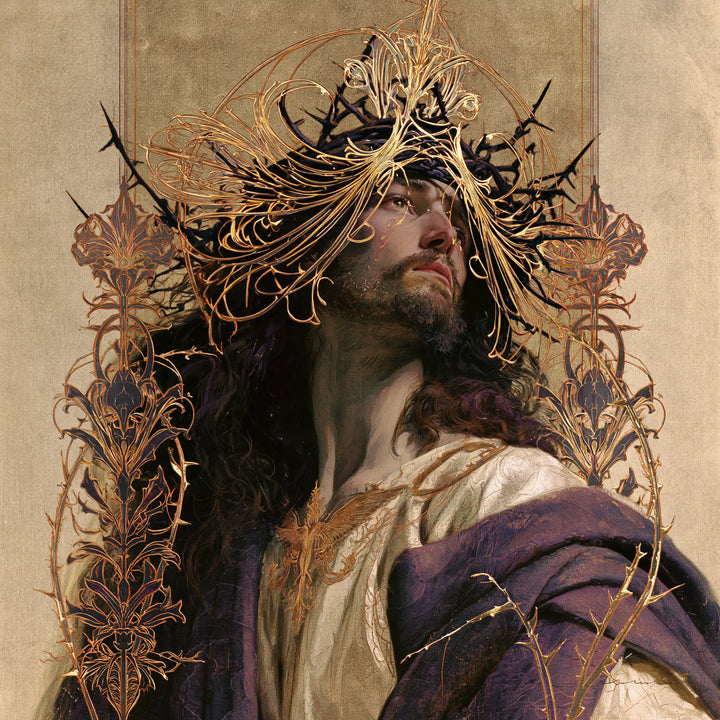 Jesus Crowned with Thorns — The Crown with Unfurled Threads