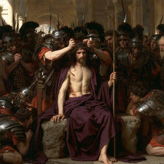 Jesus Crowned with Thorns — The Crowned Christ before the Gathering Crowd