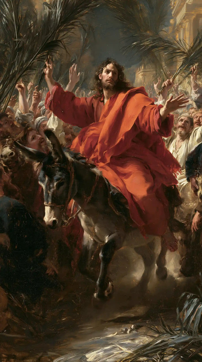 Jesus Enters Jerusalem – Theatrical Baroque · Portrait no. 3