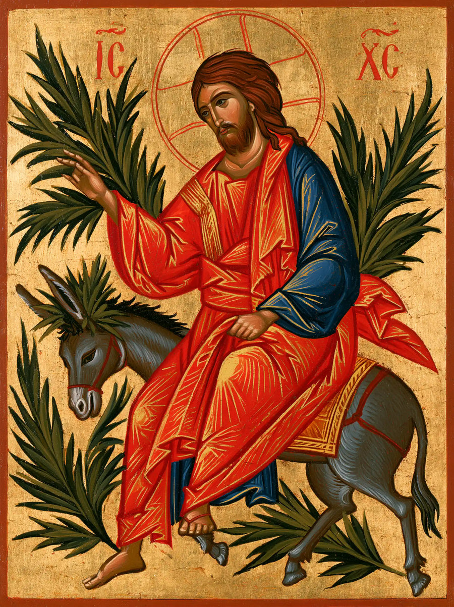 Jesus Enters Jerusalem – Contemporary Byzantine · Portrait no. 13