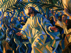 Jesus Enters Jerusalem – Expressionist · Landscape no. 1