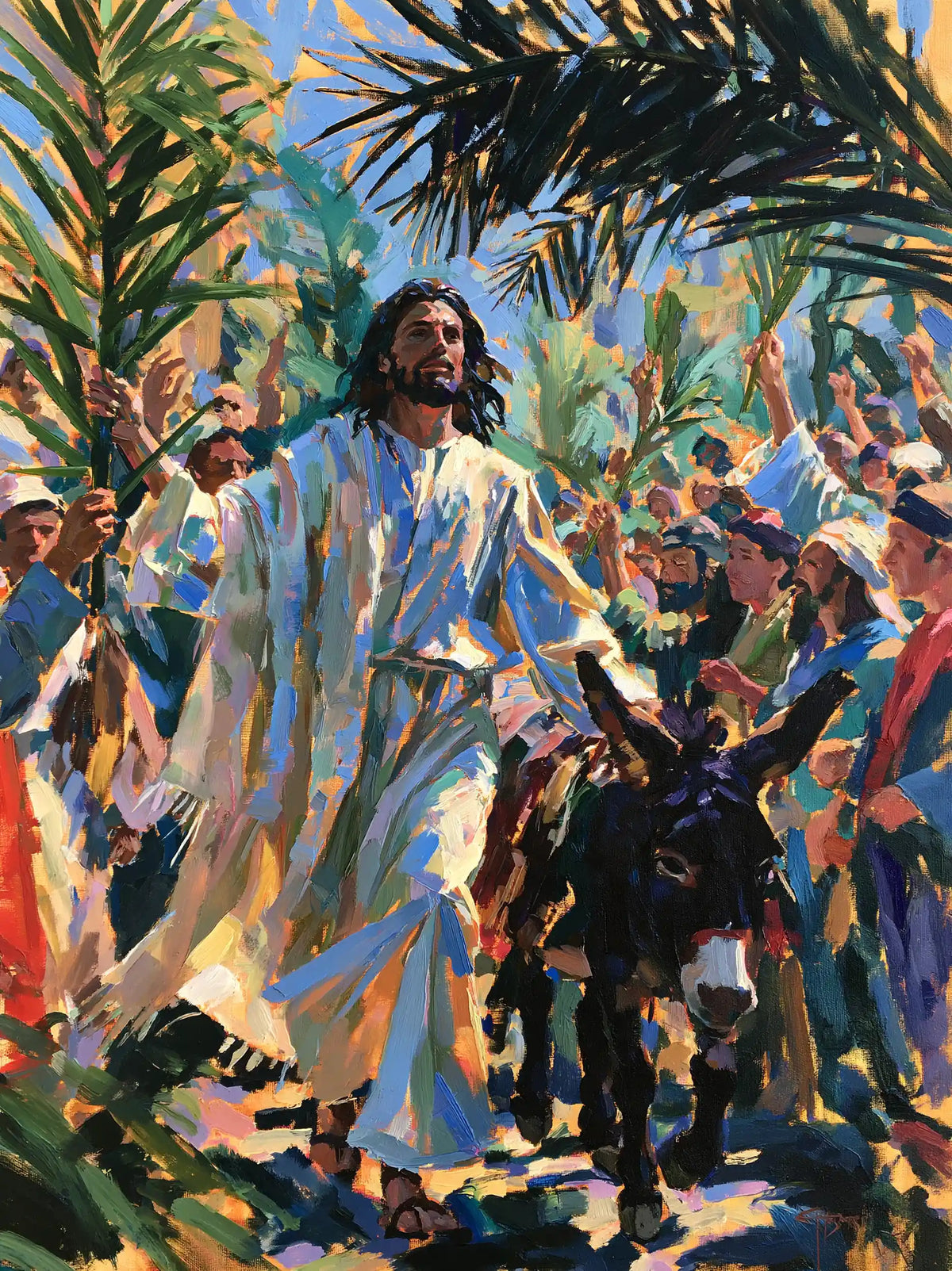Jesus Enters Jerusalem – Expressionist · Portrait no. 10