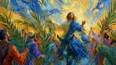 Jesus Enters Jerusalem – Post-Impressionist · Landscape no. 8