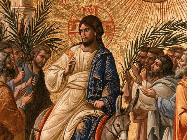 Jesus Enters Jerusalem – Sacred Gold · Landscape no. 1