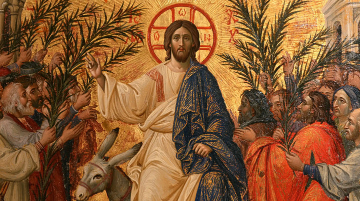 Jesus Enters Jerusalem – Sacred Gold · Landscape no. 11