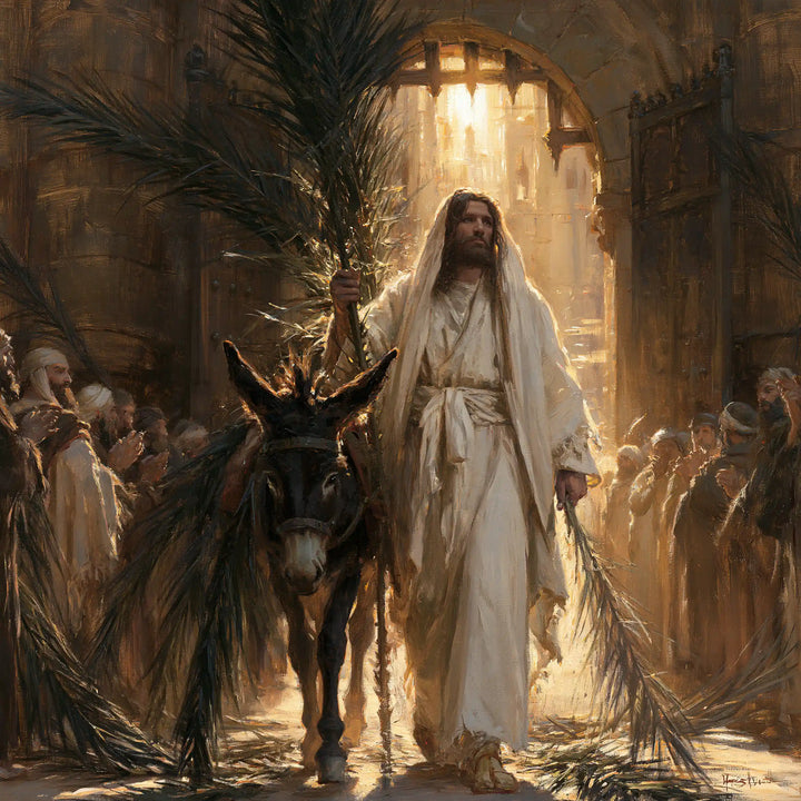 Jesus Enters Jerusalem – Symbolist · Square no. 7