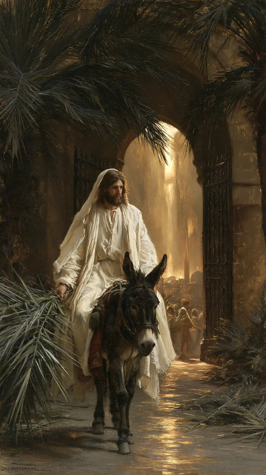 Jesus Enters Jerusalem – Symbolist · Portrait no. 3
