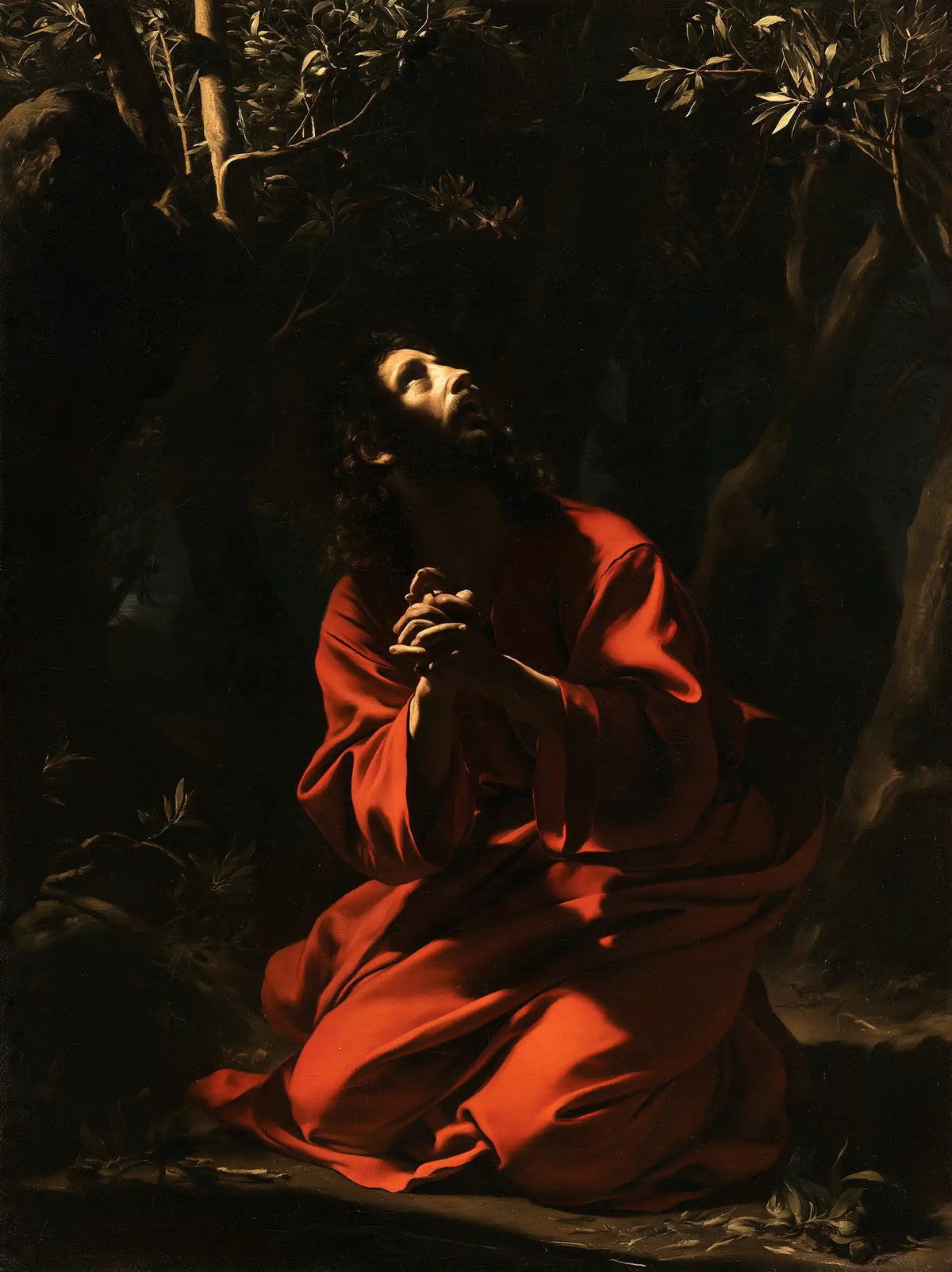 Jesus in Gethsemane — The Heart Turned toward the Treetops