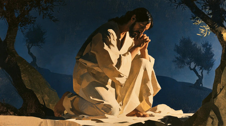Jesus in Gethsemane - Contemporary Minimalism · Landscape n° 9