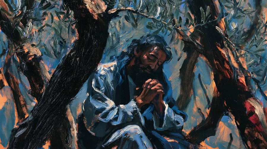 Jesus in Gethsemane - Expressionist · Landscape n° 13