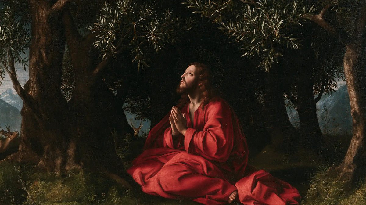 Jesus in Gethsemane - Florentine Renaissance · Landscape n° 12