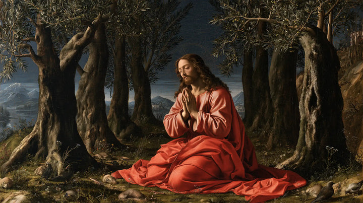 Jesus in Gethsemane - Florentine Renaissance · Landscape n° 13