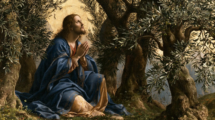 Jesus in Gethsemane - Florentine Renaissance · Landscape n° 14
