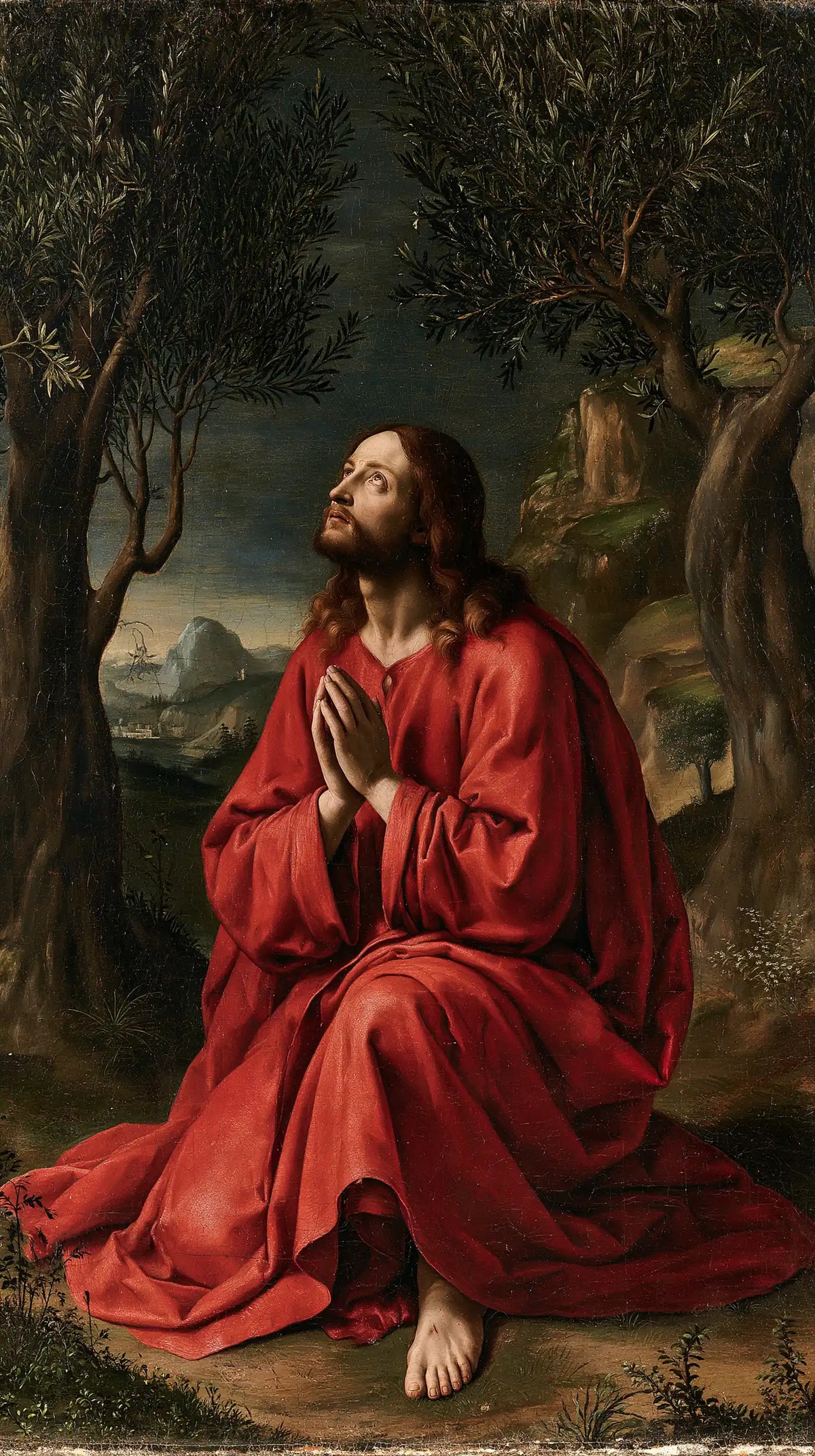 Jesus in Gethsemane - Florentine Renaissance · Portrait n° 4