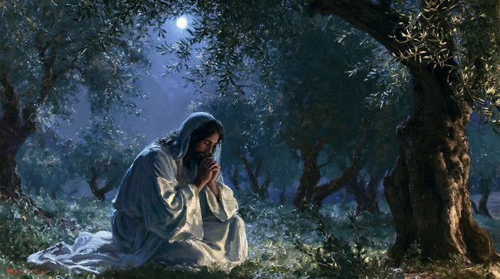 Jesus in Gethsemane - Impressionist · Landscape n° 13