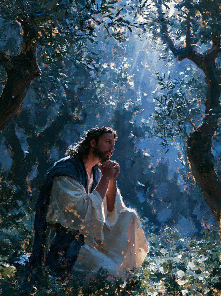 Jesus in Gethsemane - Impressionist · Portrait n° 10
