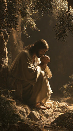 Jesus in Gethsemane — Silence beside Honey-Coloured Stones