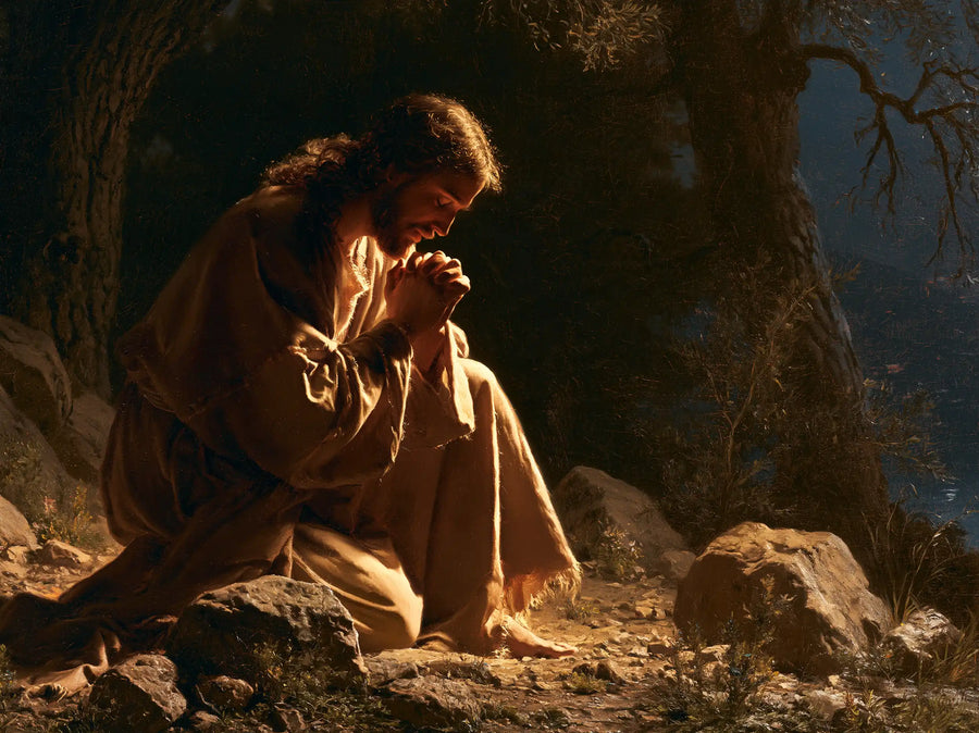 Jesus in Gethsemane — The Vigil beside the Ochre Rock