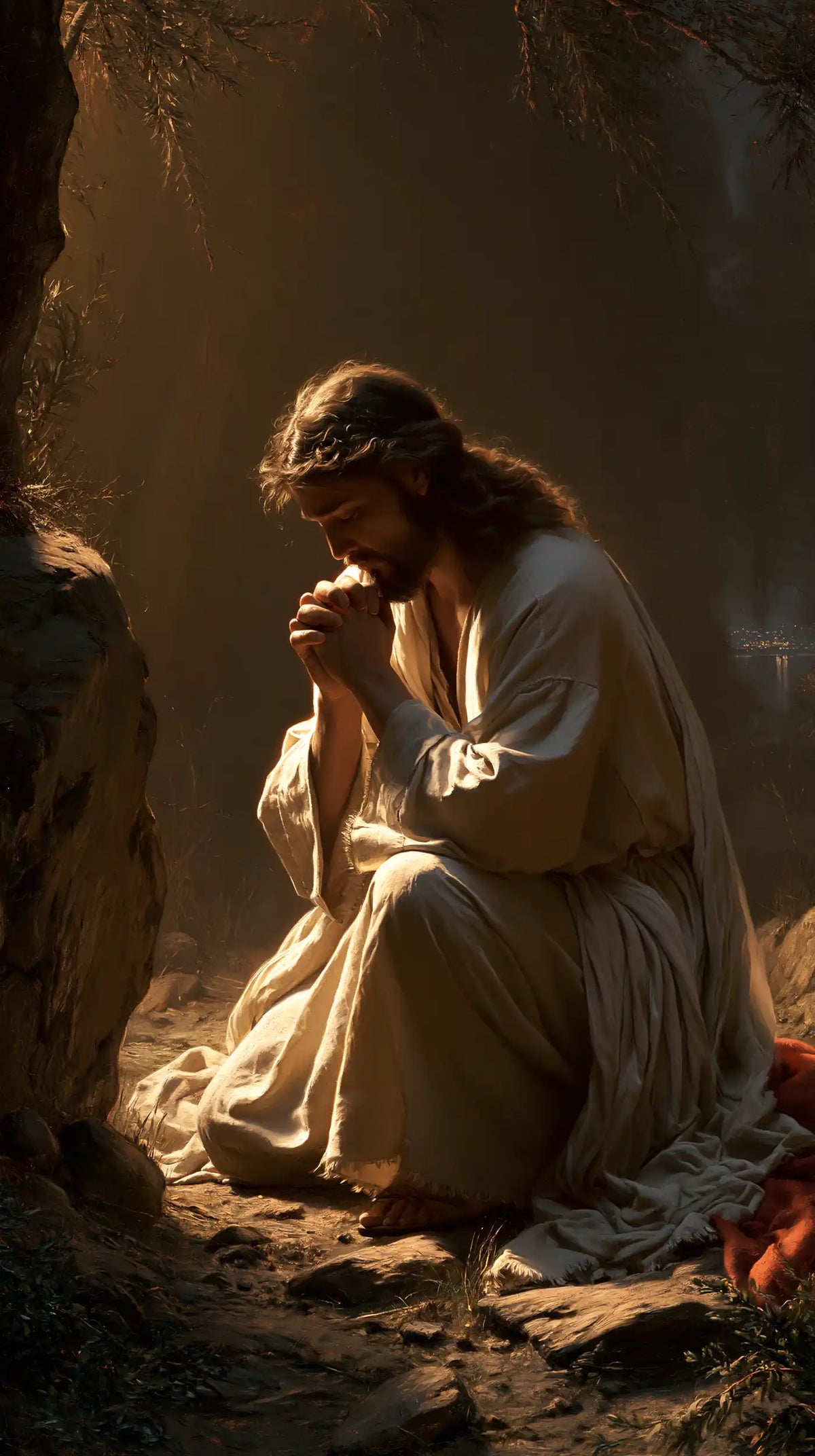 Jesus in Gethsemane - Sacred Agony · Portrait n° 1