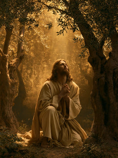 Jesus in Gethsemane — The Gaze toward the Golden Garden’s Heights