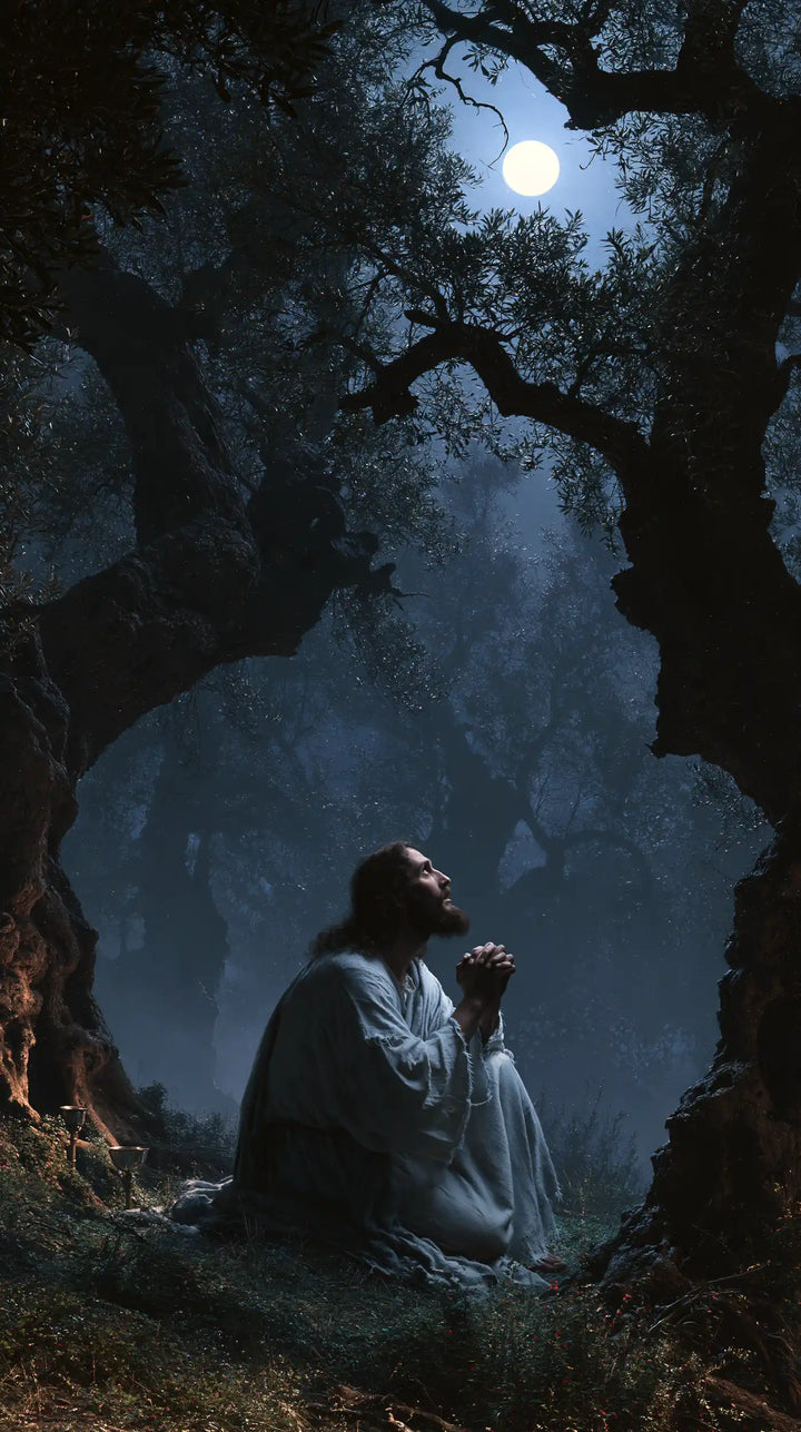 Jesus in Gethsemane - Symbolist · Portrait n° 5